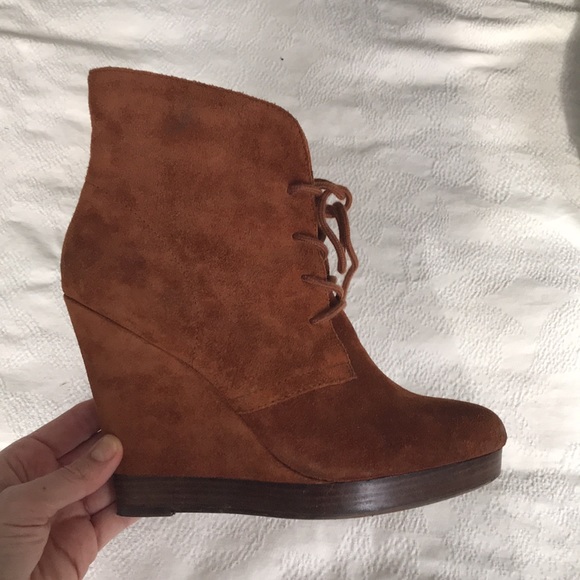 Kors Michael Kors Lace up Wedge Ankle Boot - Picture 11 of 17